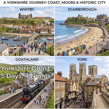 Yorkshire Coast & Highlights - 5 Days
